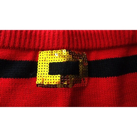 Derek Heart Santa Skirt Size Small Worn 1x Knit Christmas Party Holiday Festive - Picture 2 of 11